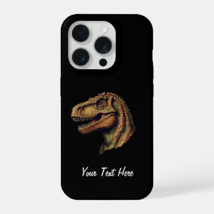 Elegante Rode Groene Dinosaur T-Rex Tyrannosaurus iPhone 15 Pro Hoesje