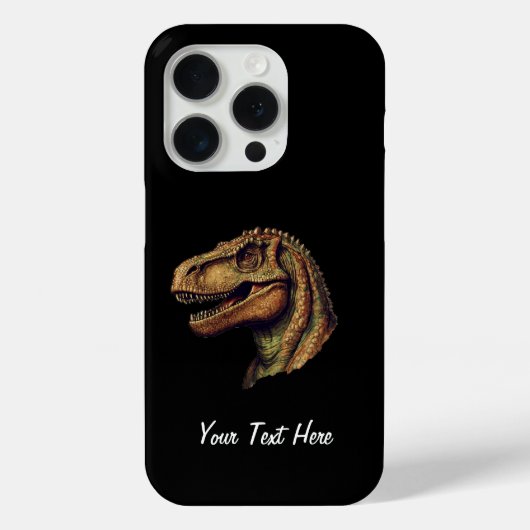 Elegante rode groene dinosaurus T-Rex Tyrannosauru Case-Mate iPhone Case (Achterkant)