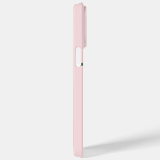 Elegante rode kers gepersonaliseerde scriptnaam ro Case-Mate iPhone case (Achterkant / Rechts)