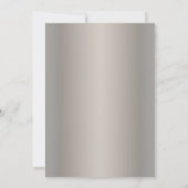 Elegante rode roos verjaardag uitnodiging (Achterkant)