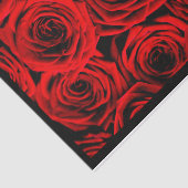 Elegante rode rozen tissuepapier (Detail)