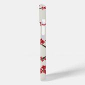 Elegante rode Sakura Kersenbloesem Bloemen Modern Case-Mate iPhone Case (Achterkant / Links)