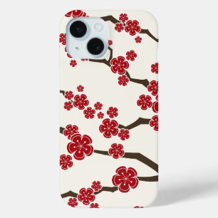 Elegante rode Sakura Kersenbloesem Bloemen Modern