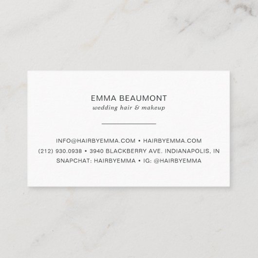 Elegante rode Waterverf Bloembloei Greenery Visitekaartje (Achterkant)