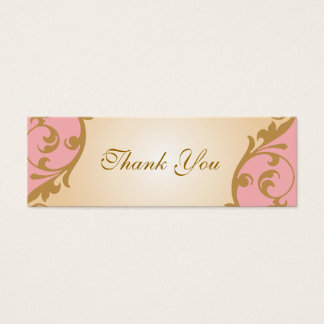 Elegante Romance bruiloft gunst Label Mini Visitekaartjes