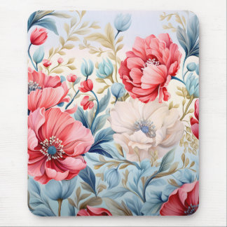 Elegante Romantische Bloem Botanische Tuin Muismat