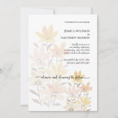 Elegante romantische bloementuin Boho Kaart (Voorkant)