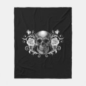 Elegante, romantische Gothic Fleece Deken (Voorkant)