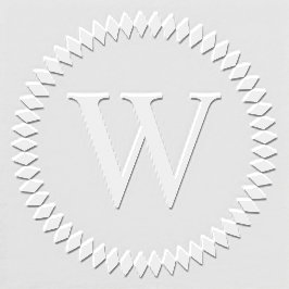 Elegante ronde diamanten frame één initiële monogr