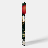 Elegante Rood Goud Feestelijke Kerst Ornamenten Pi Case-Mate iPhone Case (Achterkant / Rechts)