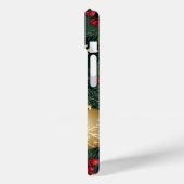 Elegante Rood Goud Feestelijke Kerst Ornamenten Pi Case-Mate iPhone Case (Achterkant / Links)