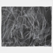 Elegante Rookwerveltextuur Fleece Deken (Voorkant (Horizontaal))