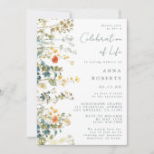 Elegante Roos Funeral Kaart (Voorkant)