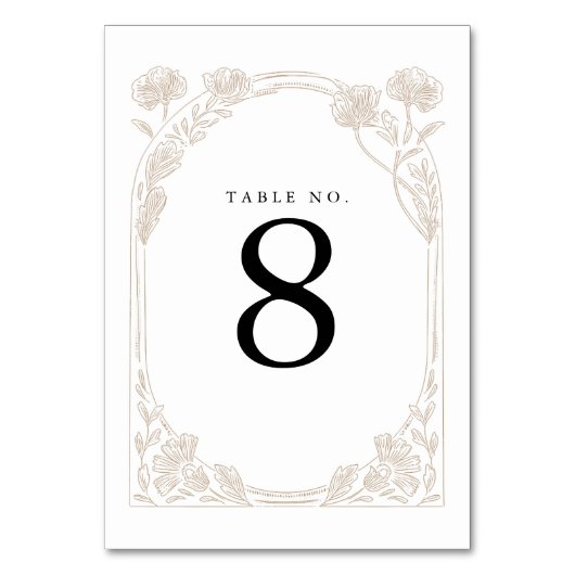 Elegante Roos Orchard Garden Trellis Wedding Kaart (Voorkant)