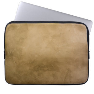 Elegante Rose Goud & Witte Kwarts Marmer Laptop Sk Sleeve
