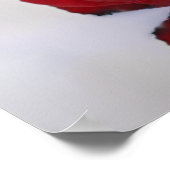 Élégante Rose rouge 29 Tableau Mariage de table (Coin)