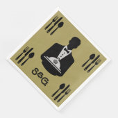 Elegante Royal Theme Luxury Servet (Hoek)