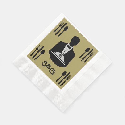 Elegante Royal Theme Luxury Servet (Hoek)