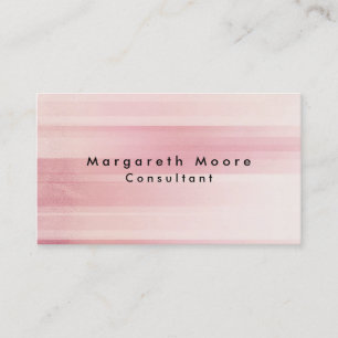 Elegante Roze Achtergrond Professioneel Visitekaartje