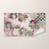 Elegante roze Alice in Wonderland Handdoek (Handdoek)