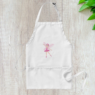 Elegante roze ballerina fee voor dansliefhebbers standaard schort
