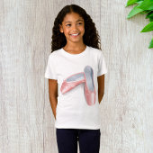Elegante roze ballet flats Schattigee Girly danssc T-shirt
