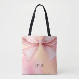 Elegante Roze Bloem Boho Cute Draagtas