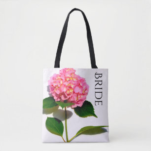 Elegante Roze bloem roze bloemen roze hortensia Tote Bag