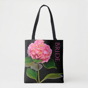 Elegante Roze bloem roze bloemen roze hortensia Tote Bag