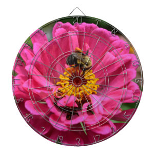 Elegante roze bloemen bloem moeder madeliefje honi dartbord