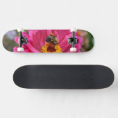 Elegante roze bloemen bloem moeder madeliefje honi skateboard (Horizontaal)