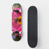 Elegante roze bloemen bloem moeder madeliefje honi skateboard (Voorkant)