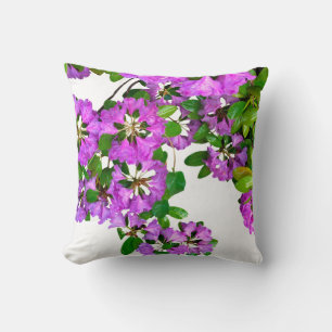 Elegante roze bloemen roze azalea's roze bloemen kussen