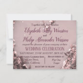 Elegante roze bloemhart op rustige schuurhouten tr (Achterkant)