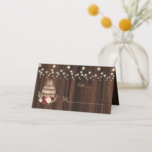 Elegante Roze Blush Bloemen Gouden Lijst Tafelnumm (Achterkant)