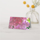 Elegante roze boho bloemen hortensia's (Achterkant)