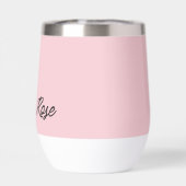 Elegante Roze Bruidsdouche (Achterkant)