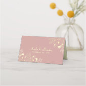 Elegante Roze Bruiloft (Achterkant)
