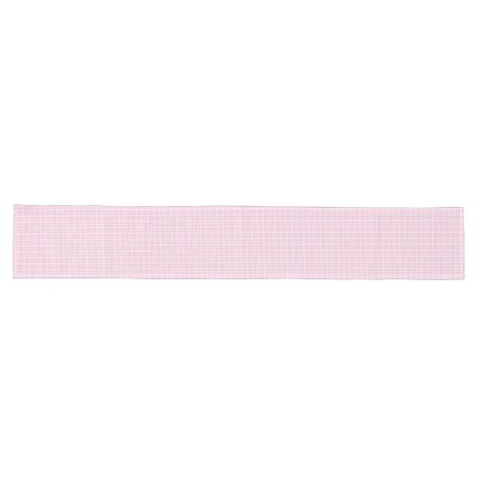 Elegante Roze Check Table Runner Spring Table Deco Lange Tafelloper (Horizontaal)