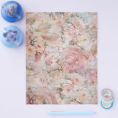 elegante roze collage bloemtypografie flyer (Enkel)