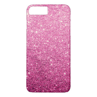 Elegante Roze Glitter Luxe iPhone 8 Plus / 7 Plus Hoesje