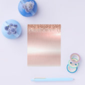 Elegante roze gouden blanco flyer (Enkel)