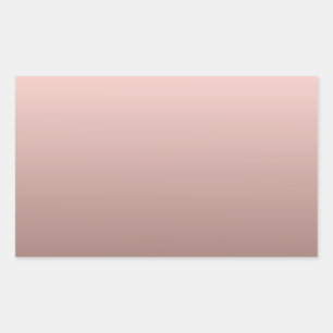 Elegante Roze Gouden Blanco Sjabloon Voeg Uw Tekst Rechthoekige Sticker
