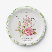 Elegante Roze Groene Bloemige Bloemen Bruiloft Fee