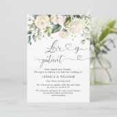 Elegante Roze Hydrangea Rozen Uitgesteld Kaart (Staand voorkant)