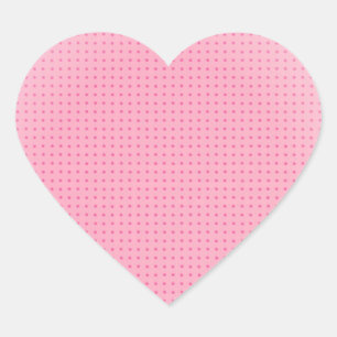 Elegante Roze Kleur Aangepaste Lege Sjabloon Hart Sticker