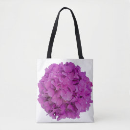 Elegante roze magenta floral hortensia rozen draagtas
