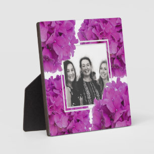 Elegante roze magenta floral hortensia rozen fotoplaat