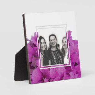 Elegante roze magenta floral hortensia rozen fotoplaat