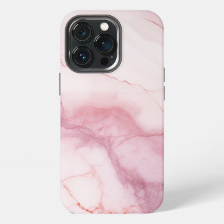 Elegante Roze Marmer iPhone 13 Pro Hoesje